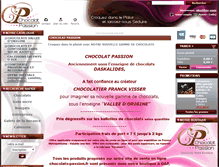 Tablet Screenshot of chocolats-passion.fr